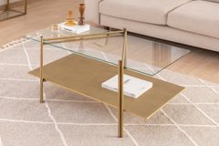 Olivya Salontafel, Messing Verouderd