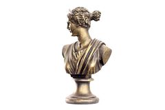 Diana Bust Decorative Object, Gold