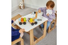 Zoey Children's Montessori 2 Chairs and Table Set, 2-4 Years