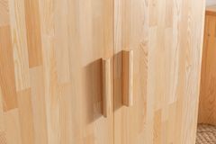 Ranch Houten Kledingkast met 3 Deuren