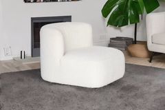 Milan Teddy Fauteuil, Wit