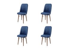 Tubby Stoel, 4-Dlg, Donkerblauw