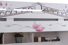 Pisa Stapelbed met Kledingkast & Bureau, 90x190 cm