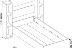 Arnetti Smart Bed, 90x190 cm, Wit