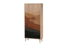City Desert Kledingkast met 2 Deuren