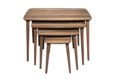 Luci Zettafels, 4 Stuks, Walnoot