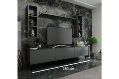 Festival TV Unit, 180 cm, Anthracite