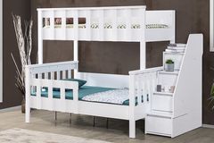 Deluxe Stapelbed, 90x200 cm, Wit