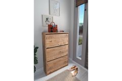Mercia Shoe Cabinet, Pine
