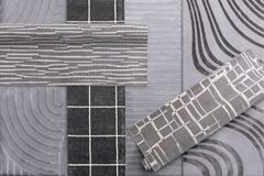 Emma Machinetapijt, 80x150 cm, Antraciet en Wit