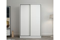 Medway Tideway Kledingkast met Schuifdeuren, 210 cm, Wit