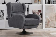 Frido Draaibare Fauteuil, Grijs