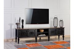 Aller Tv-Meubel, 200 cm, Zwart