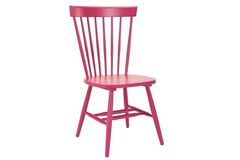 Linera Dining Chair, Pink