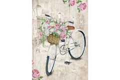 Cobbler Bicycle  Pattern Rug, 100 x 140 cm, Beige