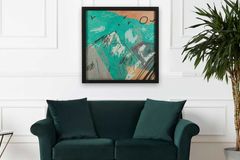 Minimalistisch Olieverfschilderij