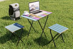 Bino Balkonset, Blauw