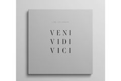 Veni Minimale Afbeelding Op Canvas, 70x70 cm