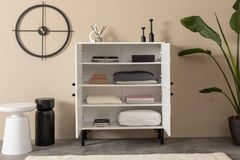 Aulia Multifunctionele Kast met Metalen Poten