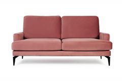 Matilda Two Seater Sofa, Dusty Pink