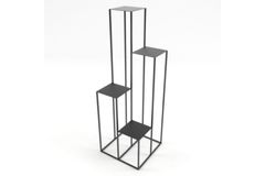 Maranta Metal Plant Stand, Black