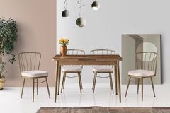 Moon Keukentafel, Walnoot