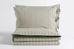 Luna Cosy Dubbelzijdige Beddengoedset, 3 Stuks, 200x220 cm, Kaki