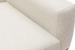 Natur 3-Zitsbank, Creme