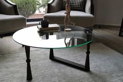 Neostyle Ronde Salontafel, Walnoot