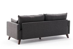 Bella Soft 3-Zitsbank, Antraciet
