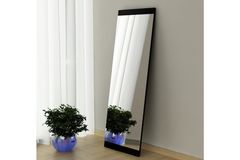 Mone Decoratieve Staande Spiegel, Zwart