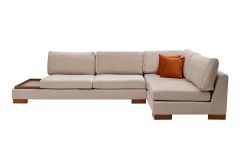 Tulip Hoekbank Rechts, Ecru (Zonder pouf)
