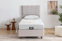 Luna Carpo Boxspring Set, 90x200 cm (Kleurkeuze Stof In Showroom)