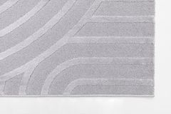 Šedý koberec Hiromi, 80 x 150 cm