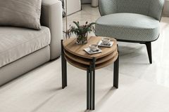 Medway Lenny Zettafelset , 3-delig, Walnoot