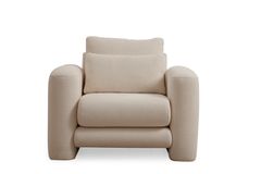 Lilly Bucklet Fauteul, Crème