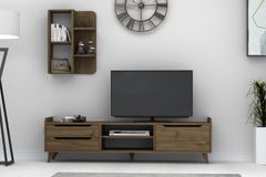 Peak TV Unit, 180 cm, Walnut