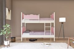 Blatt Stapelbed, 90x190 cm, Roze