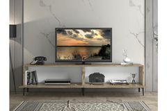 Vega TV-Meubel met Deuren, 200 cm, Pijnboom