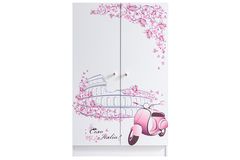 Pisa Stapelbed met Kledingkast & Bureau, 90x190 cm