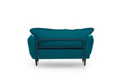 Futon Vino 2-Zitsbank, Groenblauw