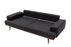 Terre Three Seater Sofa bed, Charcoal
