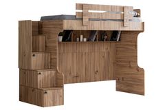 Viva Stapelbed met Kast en Bureau, 90x190 cm
