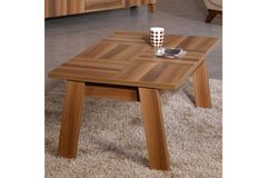 Story Coffee Table, Dark Wood