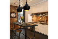 Bellezza Tait 1-Light Pendant, Black