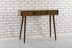 Woodface Rolls Houten Consoletafel, Walnoot