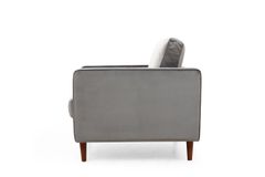 Rome Armchair, Steel Grey
