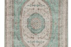 Imanuel Patterned Rug, 40 x 60 cm, Green