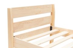 Axel Single Bed, 90 x 190 cm, Light Wood
