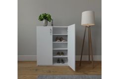 Nesse Shoe Cabinet, White